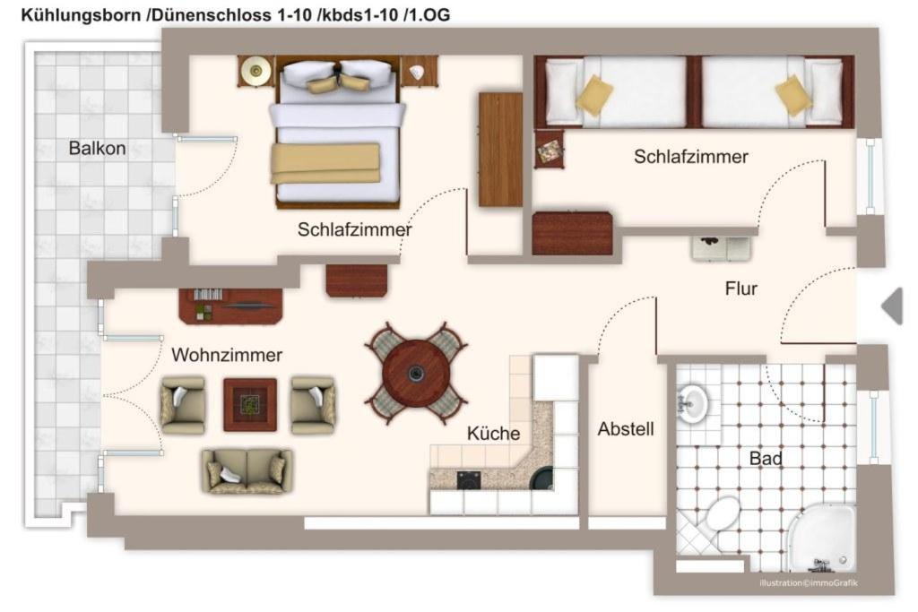 Duenenschloss Duenenschloss 1-10 Ostseebad Kühlungsborn Exteriér fotografie